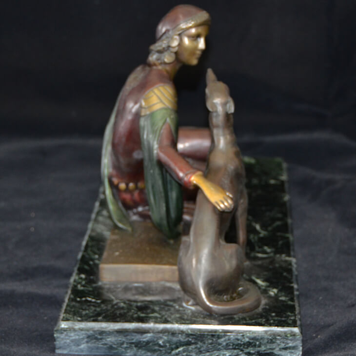 Bronze statue  / ブロンズ像 オブジェ ｜アメリカ｜BNZ0007