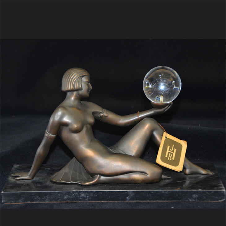 Bronze statue  / ブロンズ像 オブジェ ｜アメリカ｜BNZ0008