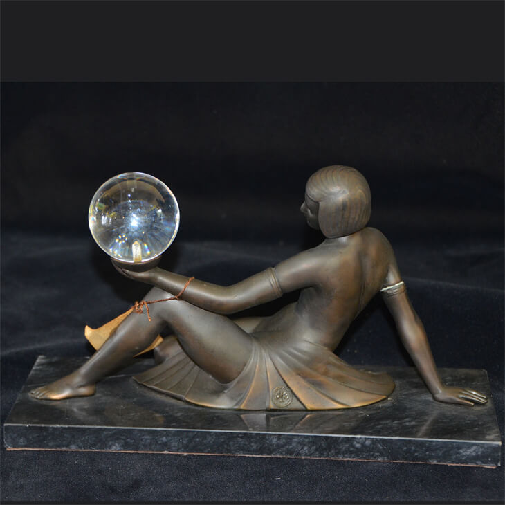 Bronze statue  / ブロンズ像 オブジェ ｜アメリカ｜BNZ0008