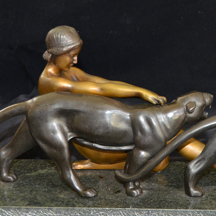 Bronze statue  / ブロンズ像 オブジェ ｜アメリカ｜BNZ0010