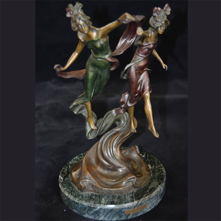 Bronze statue  / ブロンズ像 オブジェ ｜アメリカ｜BNZ0011