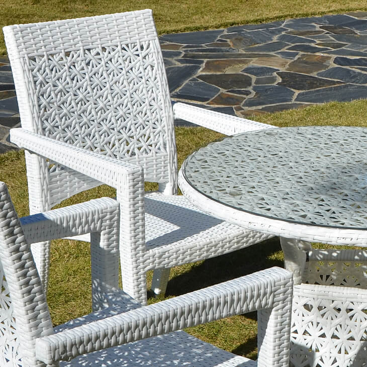 Garden Furniture / Garden Table and Chair Sets / ガーデンテーブルセット - ラタン調｜HGE0008