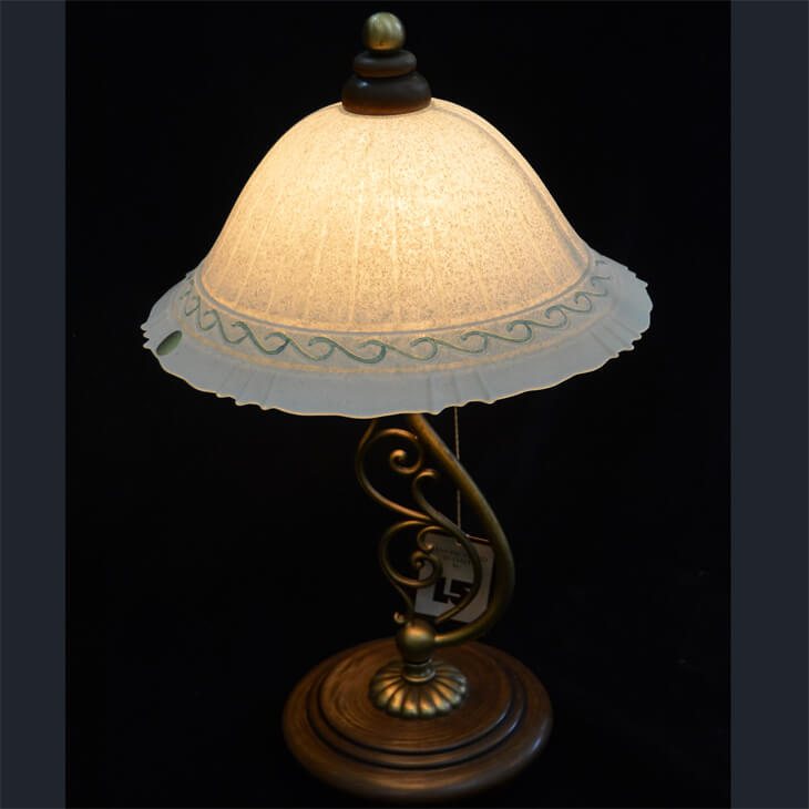 Woody Glass Lamp -  / ガラス・木 - ランプ｜LMP0010