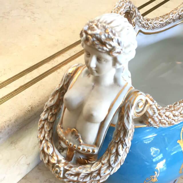 Pottery / Object /ハンドメイド 陶器 オブジェ - ブルー ｜イタリア｜IB Selection｜OBJ0054