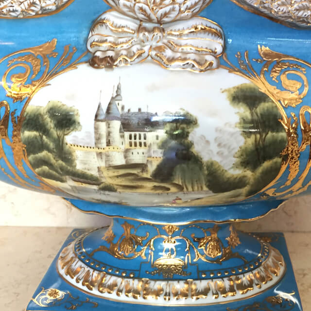 Pottery / Object /ハンドメイド 陶器 オブジェ - ブルー ｜イタリア｜IB Selection｜OBJ0054