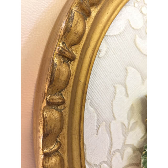 Pottery / Object / ハンドメイド陶器オブジェ - 楕円/フラワー ｜Sonda：イタリア｜IB Selection｜OBJ0055