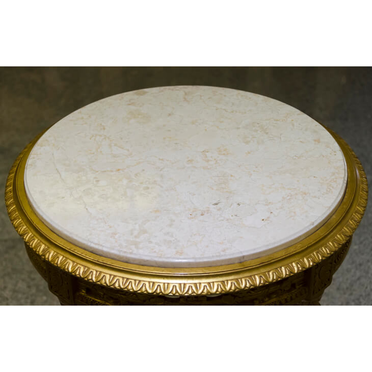 Marble Column / Console Table / 大理石コラム コンソール ゴールド ｜IB Selection｜OBJ0062