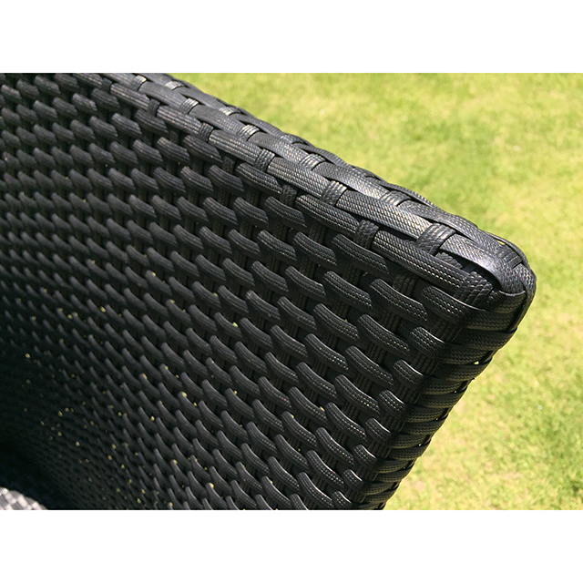 Garden Furniture / 雨に強いガーデンテーブルチェア７点セット ｜２００cm｜ガラストップ｜少々難あり｜IB Selection｜HGE0059