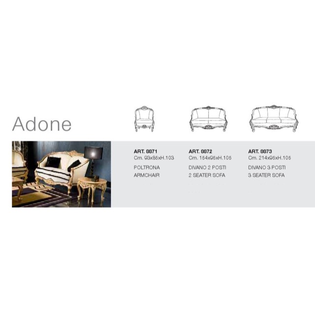 ART. 8872-2P Sofa/２人掛けソファ｜SF0099SLK