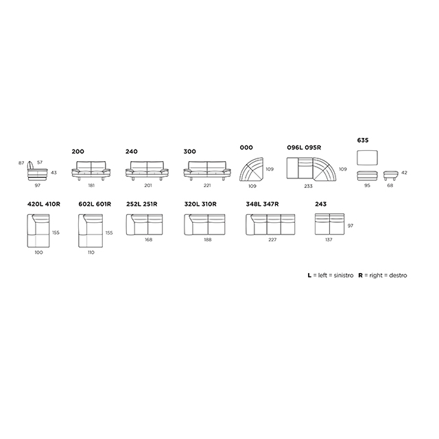 DAVE.852|COUCH SOFA/カウチソファ|CALIA ITALIA:イタリア|SF0007CLA