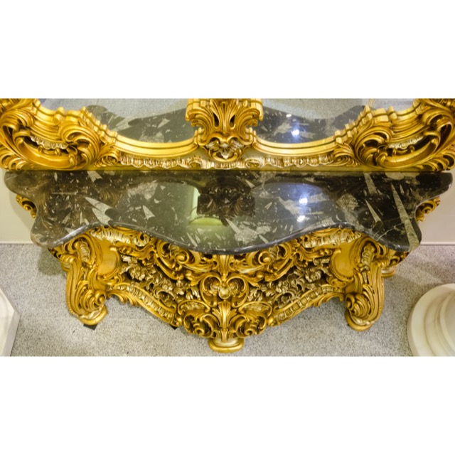 Mirror Console - Gold / ミラーコンソール - ゴールド｜IB Selection｜MRR0008