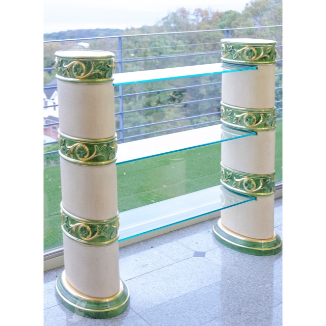 Collum Cabinet / コラム キャビネット｜ガラス ３段 シェルフ｜IBセレクション｜OBJ0065