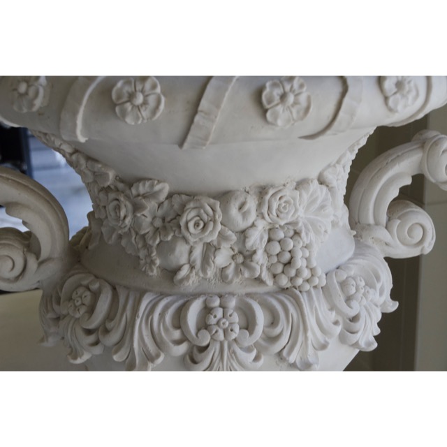 Pottery Column Set - White / プランター  コラムセット ホワイト / プランター　ガーデン コラム ホワイト ｜IBセレクション｜HGE0025