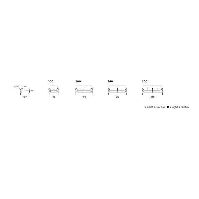 ELISIR.1060|COUCH SOFA/カウチソファ|CALIA ITALIA:イタリア|SF0008CLA