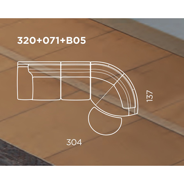 SCOTT.863|RECLINING COUCH SOFA/リクライニング付きカウチソファ|CALIA ITALIA:イタリア|SF0027CLA