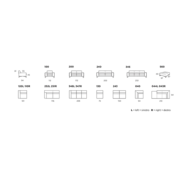 SIMON.216 |COUCH SOFA/カウチソファ|CALIA ITALIA:イタリア|SF0029CLA