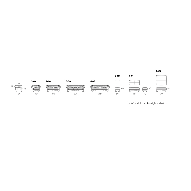 SIR WILLAM|RECLINING 2.5-SEATER SOFA SOFA/リクライニング付き2.5シーターソファ|CALIA ITALIA:イタリア|SF0030CLA