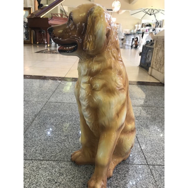 陶器オブジェ｜陶器犬｜ラブラドール・レトリバー|OBJ0070