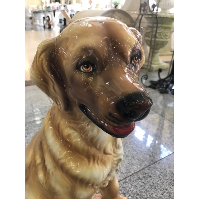 楽天市場】【送料無料】ゴールデンレトリバー/陶器製/戌年/犬