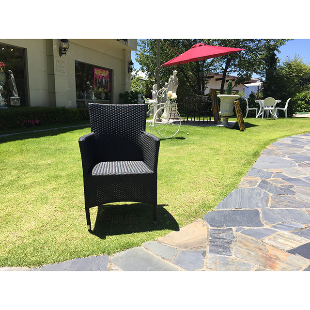 Garden Furniture / 雨に強いガーデンテーブルチェア７点セット ｜２００cm｜ガラストップ｜少々難あり｜IB Selection｜HGE0059