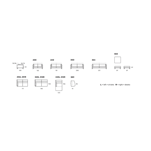 GENIUS LOCI.1072|COUCH SOFA/カウチソファ|CALIA ITALIA:イタリア|SF0009CLA
