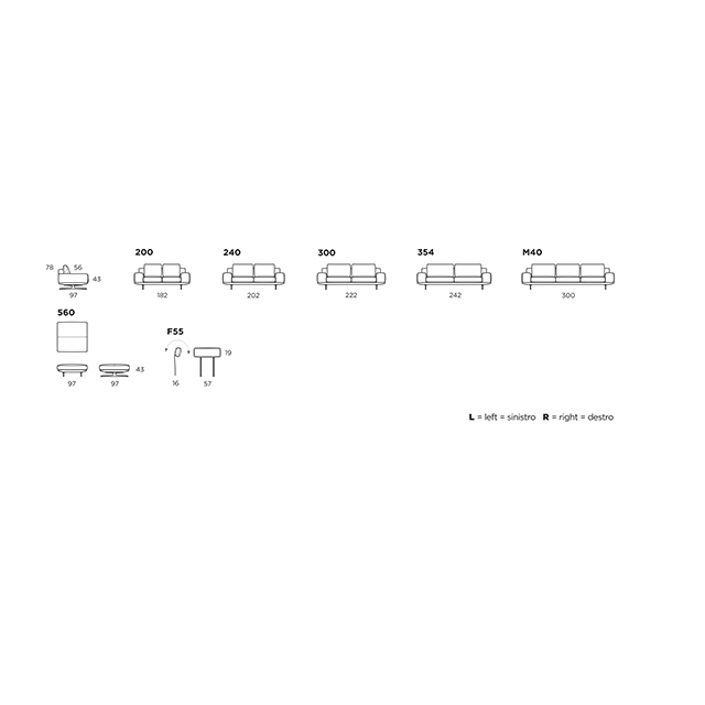 PLANET.1023COUCH SOFA/カウチソファ|CALIA ITALIA:イタリア|SF0020CLA