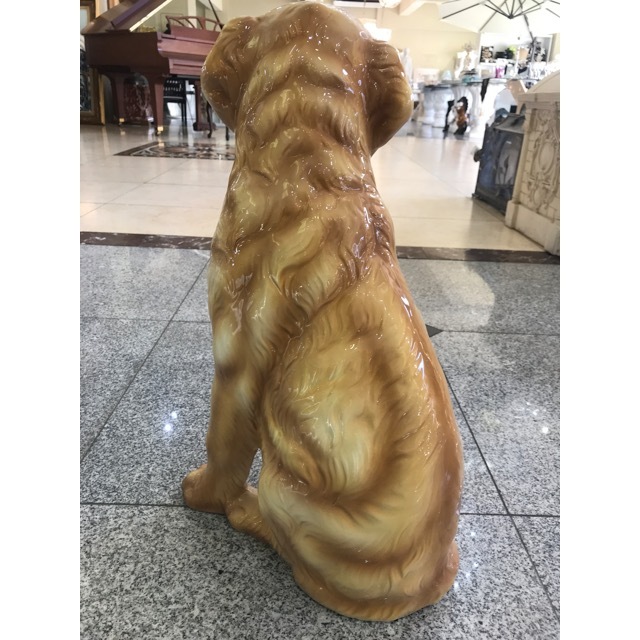 陶器オブジェ｜陶器犬｜ラブラドール・レトリバー|OBJ0070