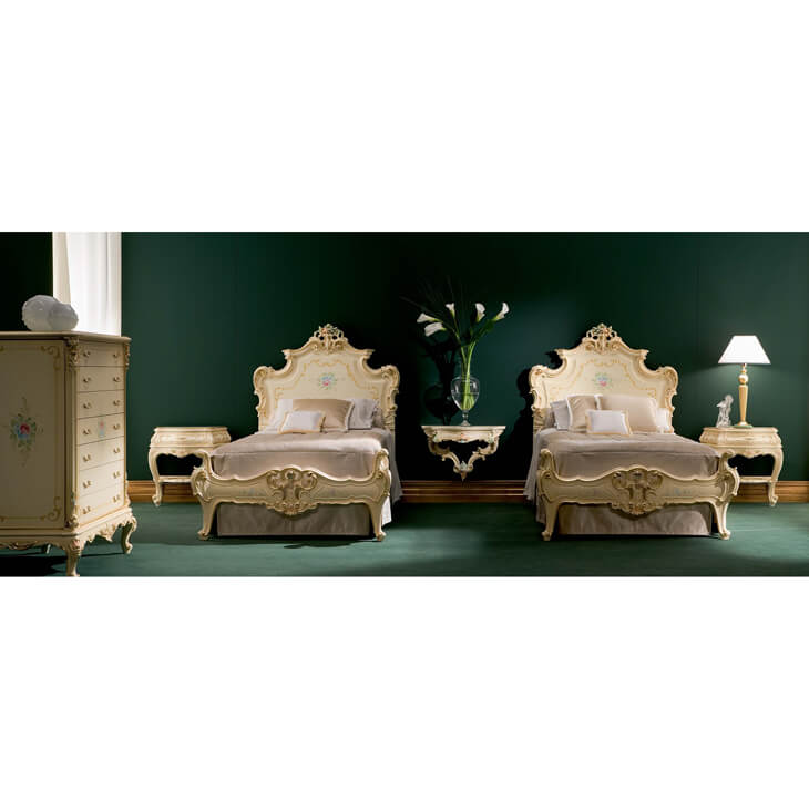 Art.701 -  Single Bed Size / シングルサイズベッド　マットレス別｜SILIK : イタリア｜BED0001SLK

