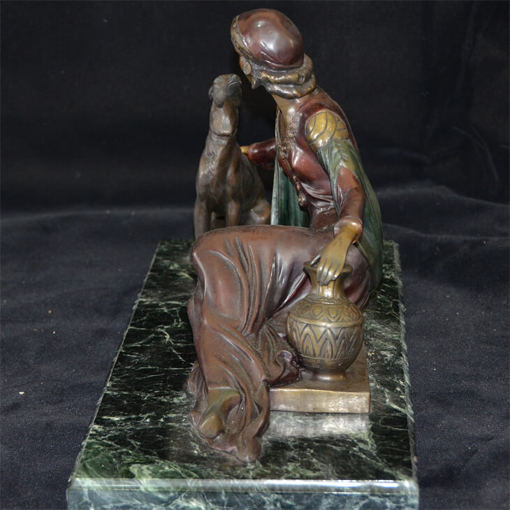 Bronze statue  / ブロンズ像 オブジェ ｜アメリカ｜BNZ0007

