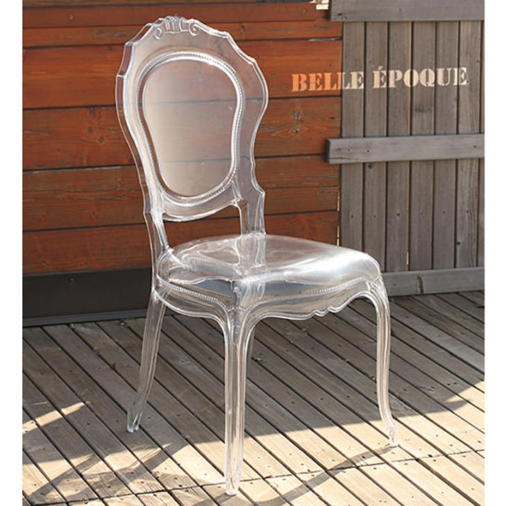 Epoque Chair - Neutro / Clear / アクリリック　チェア｜Dal Segno Design : イタリア｜IB Selection｜CAI0003DSD