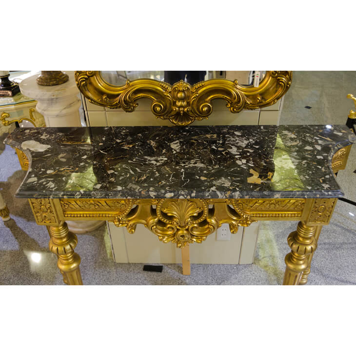 Mirror & Marble Top Console / ミラー＆大理石コンソール ｜IB Selection｜CSL0015
