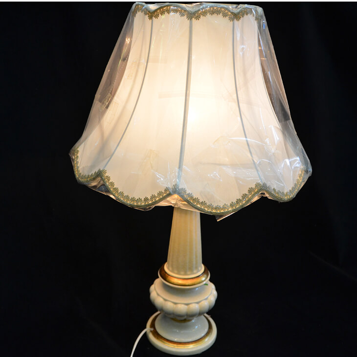 コレクション ☆sale【美品】西洋貴族の陶器製 電気スタンド ランプ