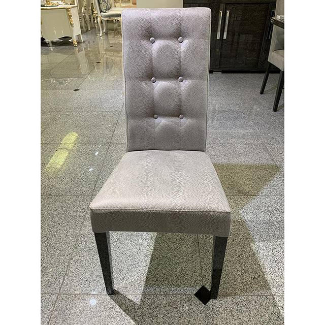 Chair - チェア｜グレー・タフティング仕上げ｜チェア単品｜イタリア製｜CAL0087IB