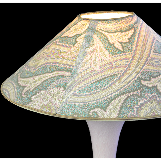 Pottery Lamp / 陶器ランプ｜シェード付き｜LMP0037IB