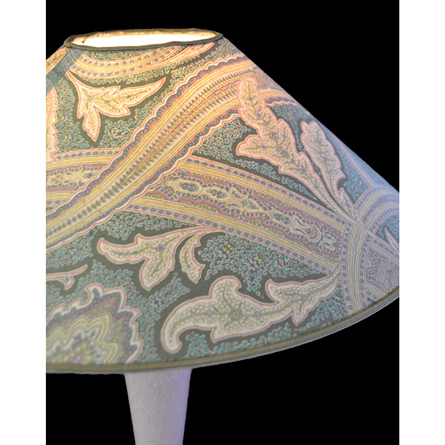 Pottery Lamp / 陶器ランプ｜シェード付き｜LMP0037IB