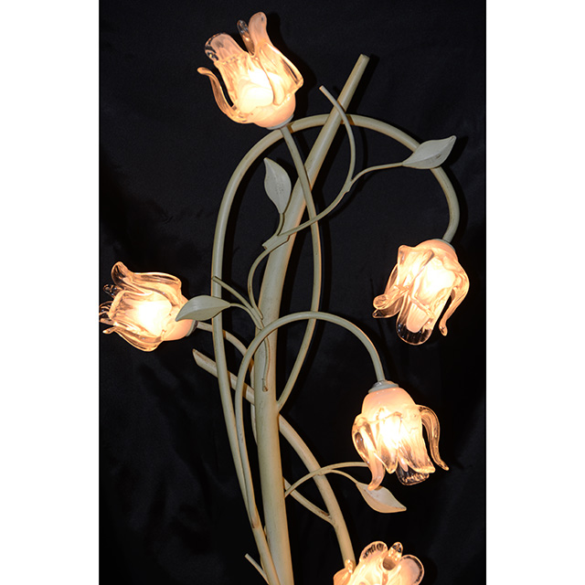 Glass Floor Lamp  / ガラス フロアランプ｜チューリップ型｜イタリア製｜LMP0049IB