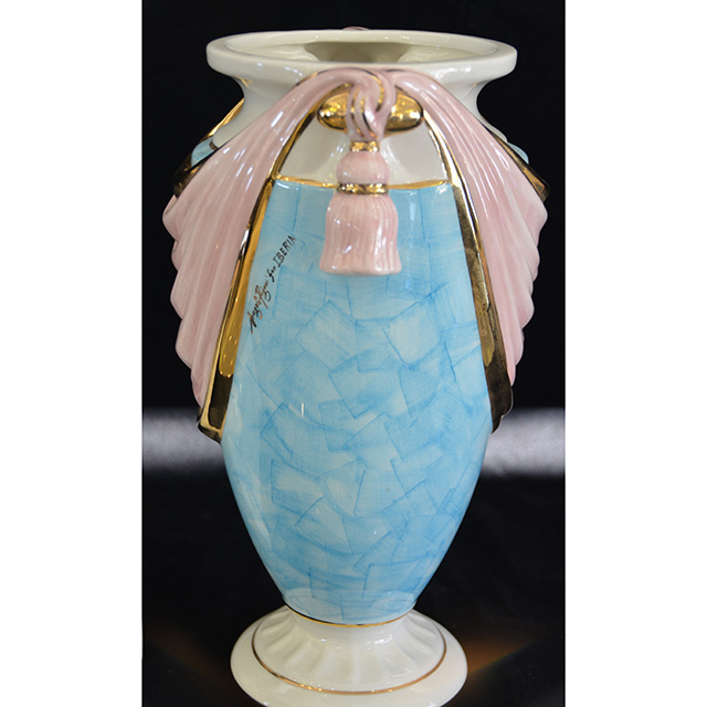 Flower Vase / フラワーベース｜ハンドメイド陶器花瓶 壺 ｜Angela Rigon  : イタリア｜OBJ0110RGN