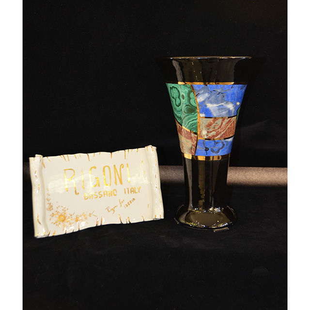 Flower Vase / フラワーベース｜ハンドメイド陶器花瓶｜Angela Rigon  : イタリア｜OBJ0124RGN