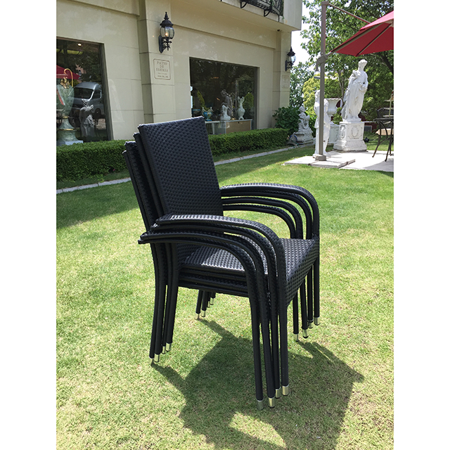 Garden Furniture / 雨に強いガーデンテーブルチェア5点セット スクエア/ガラストップ｜IB Selection｜HGE0015