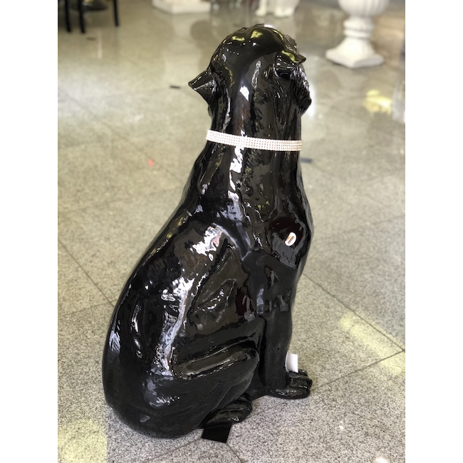 陶器オブジェ｜陶器｜Black Leopard / 黒ひょう｜OBJ0174IB