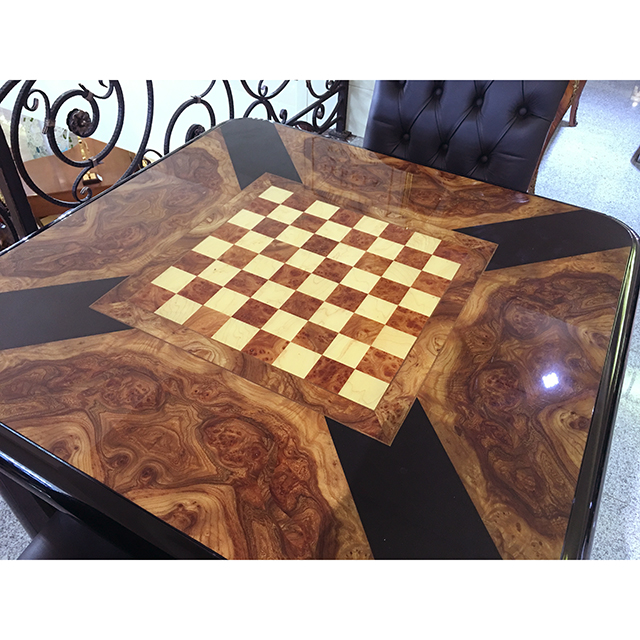 イタリア製｜game Table For 3 Set  / ゲームテーブル ３点セット｜チェスボード｜ IB Selection｜DNG0060IB