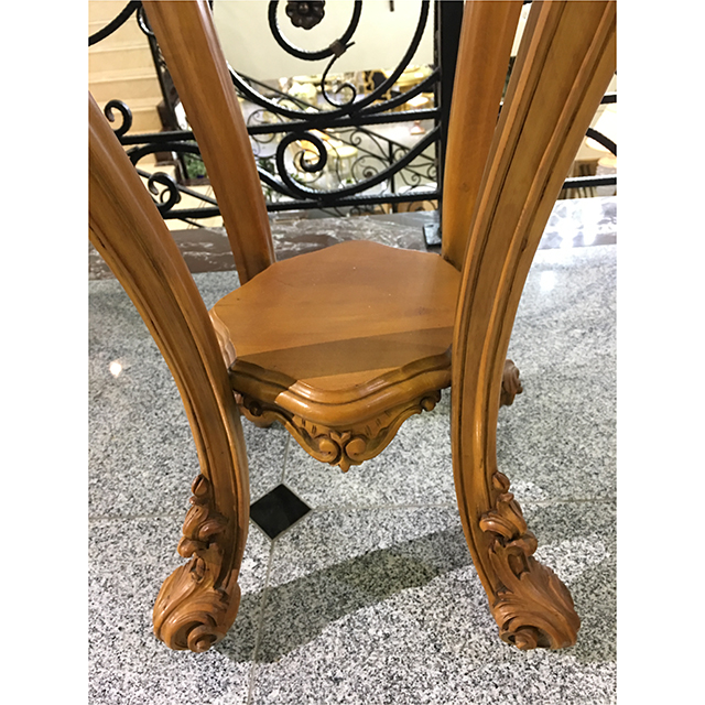 イタリア製｜大理石天板　彫刻仕上げコラム｜IB Selection｜CSL0037IB