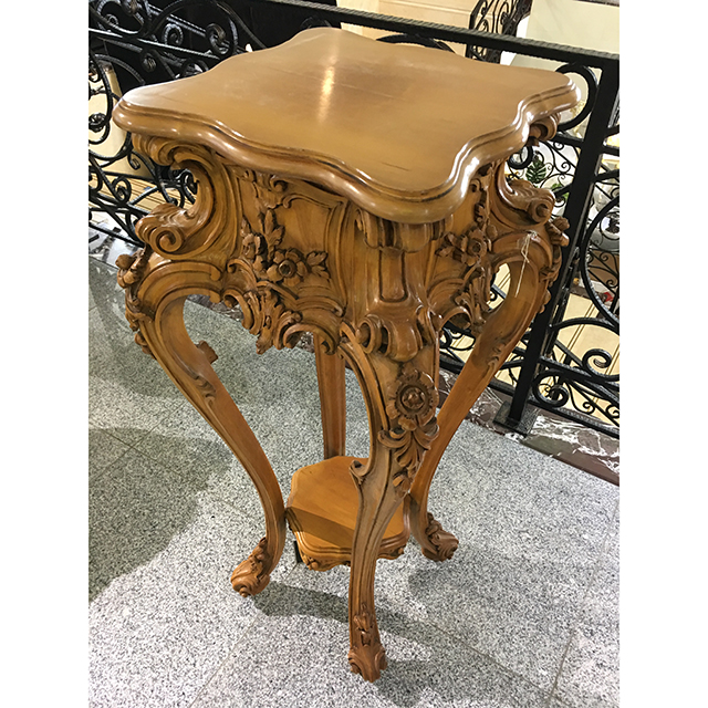 イタリア製｜大理石天板　彫刻仕上げコラム｜IB Selection｜CSL0037IB