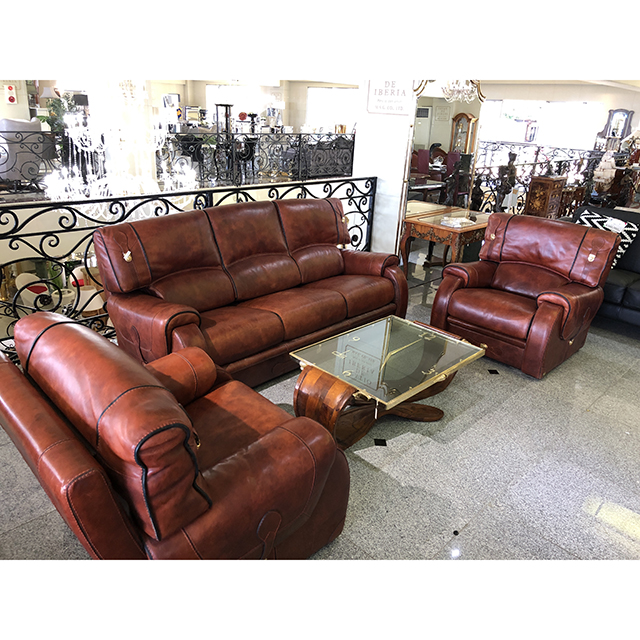 イタリア製｜Sofa For 3 Set / ソファ３点セット｜高級レザー使用｜Leather / 革張り｜ IB Selection｜SF0101IB