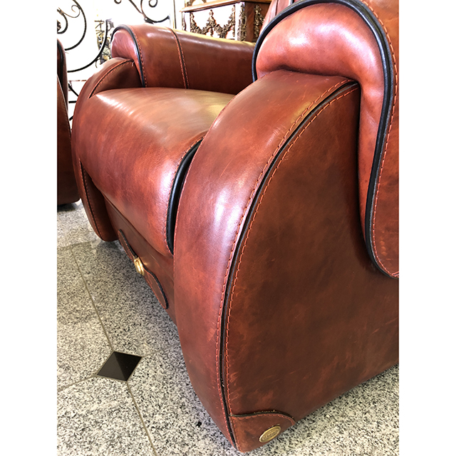 イタリア製｜Sofa For 3 Set / ソファ３点セット｜高級レザー使用｜Leather / 革張り｜ IB Selection｜SF0101IB