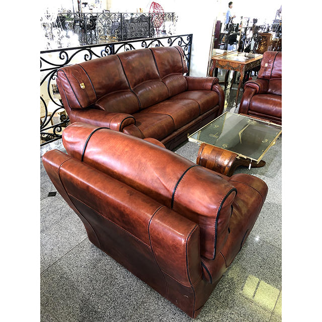 イタリア製｜Sofa For 3 Set / ソファ３点セット｜高級レザー使用｜Leather / 革張り｜ IB Selection｜SF0101IB