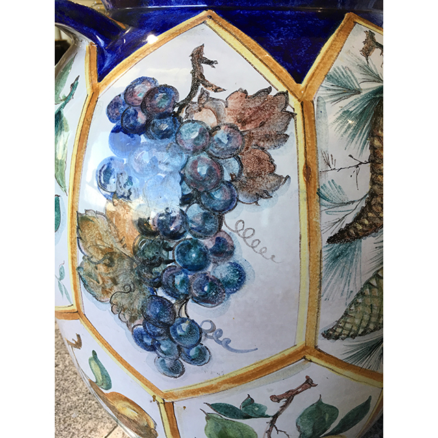 Flower Vase / フラワーベース｜陶器花瓶 壺 ｜OBJ0179IB