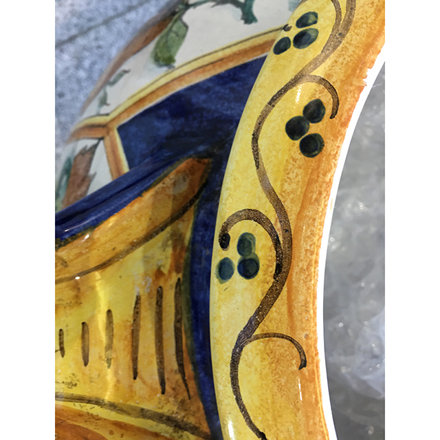 Flower Vase / フラワーベース｜陶器花瓶 壺 ｜OBJ0179IB