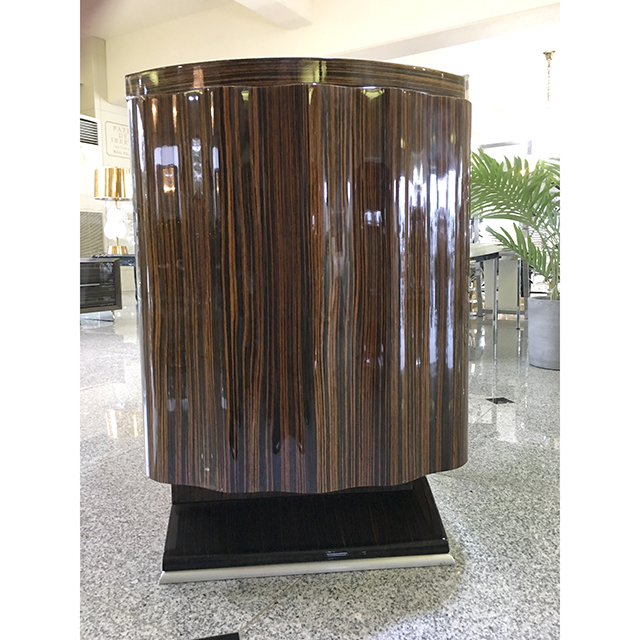 イタリア製｜木目調鏡面仕上げ｜Side Table/ チェスト｜収納付き｜IB Selection｜SRE0081IB