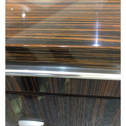 イタリア製｜木目調鏡面仕上げ｜Side Table/ チェスト｜収納付き｜IB Selection｜SRE0081IB